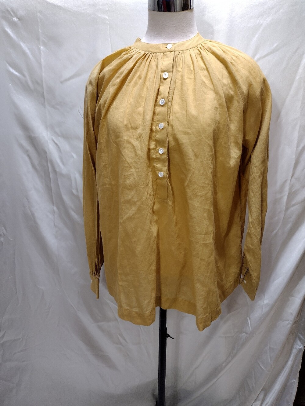 Fragonard Parfumeur Cotton Blouse Lucie Sable Size OS